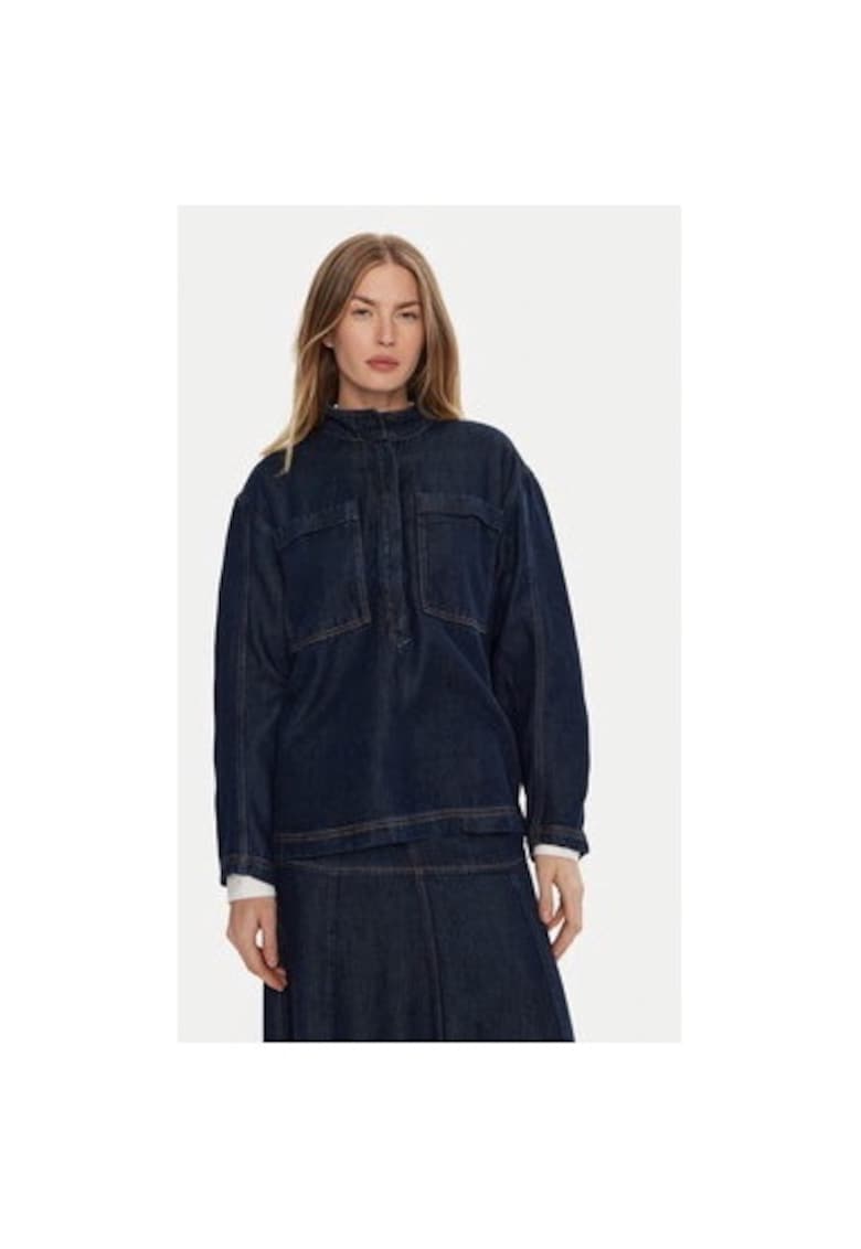 Bluza dama - 304135224 - Lyocell - Albastru - Albastru
