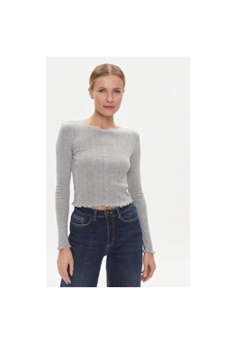 Bluza dama -  303484415 - Bumbac organic/Bumbac - Gri Bluza dama -  303484415 - Bumbac organic/Bumbac - Gri