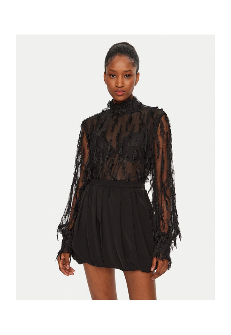 Bluza dama - 304891403 - Poliester - Negru - Negru