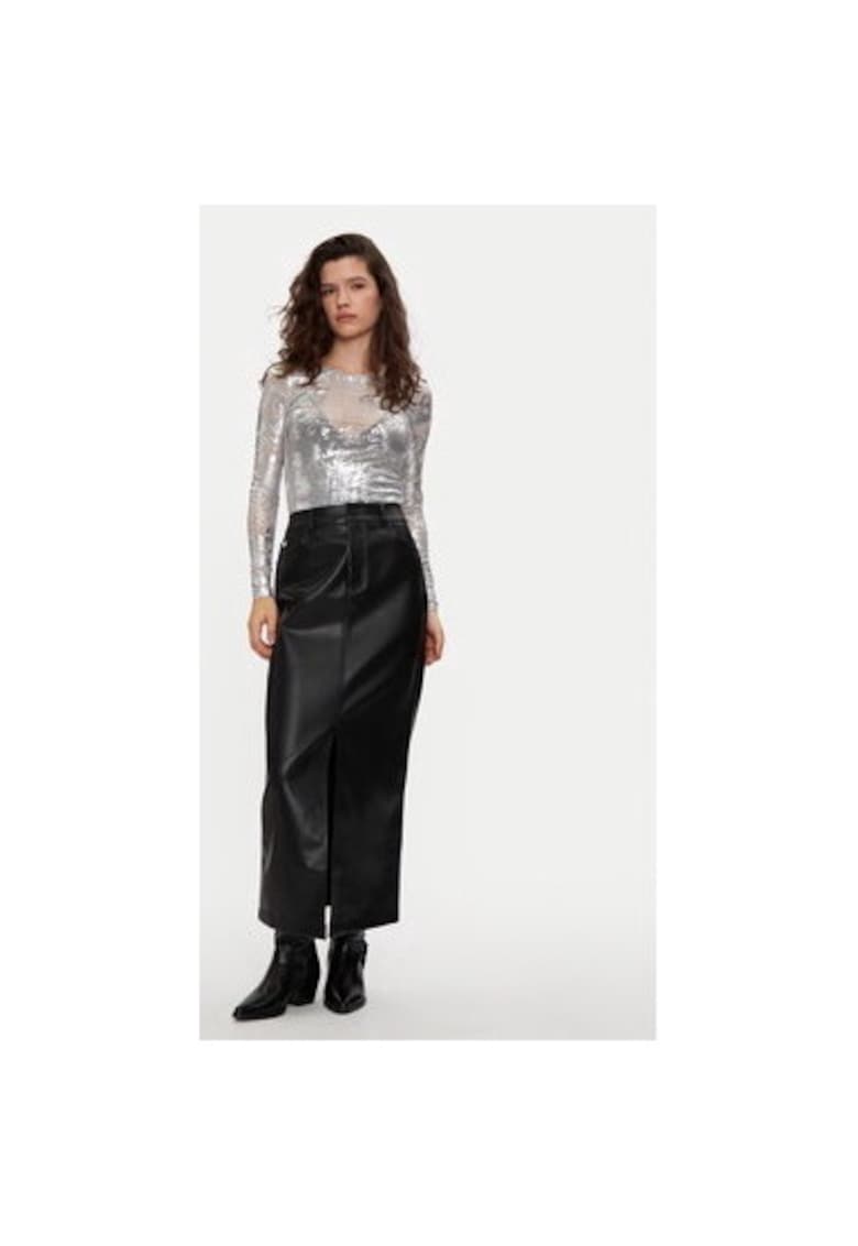 Bluza dama -  304534928 - Poliester recliclat - Argintiu