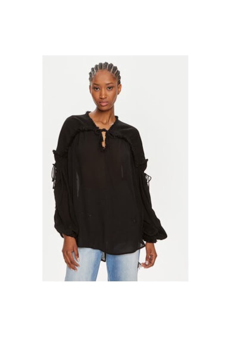 Bluza dama - 304000270 - Viscoza - 34 EU - Negru