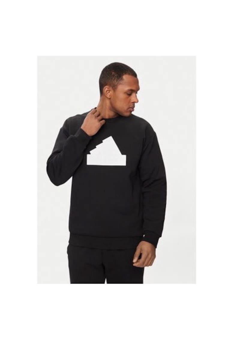 Bluza barbati - 303488147 - Bumbac/Poliester reciclat - Negru - Negru