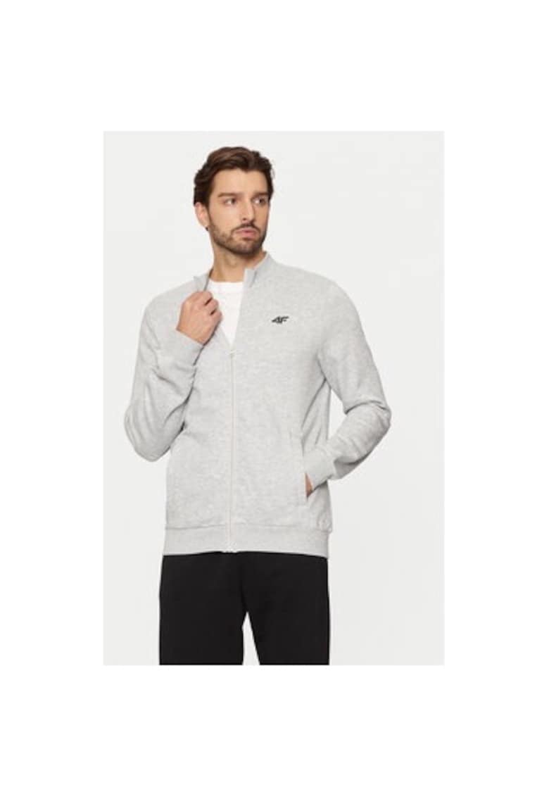 Bluza barbati - 303944957 - Bumbac/Poliester - Gri - Gri