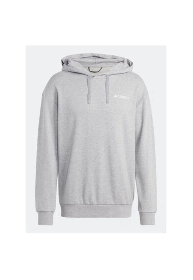 Adidas Bluza barbati - 303533212 - Bumbac organic - Gri - Gri