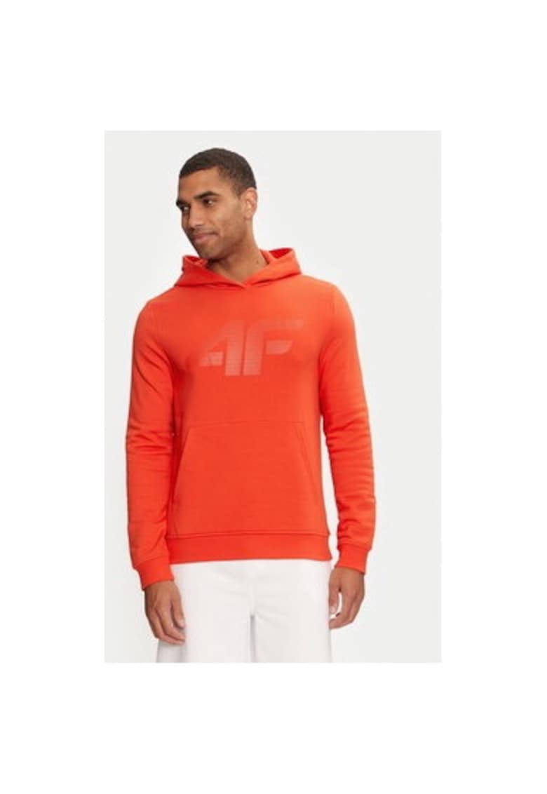 Bluza barbati - 303945015 - Bumbac/Poliester - Portocaliu - Portocaliu
