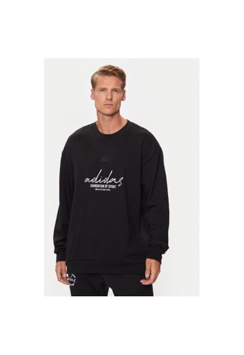 Bluza barbati - 303986407 - Bumbac - Negru - Negru