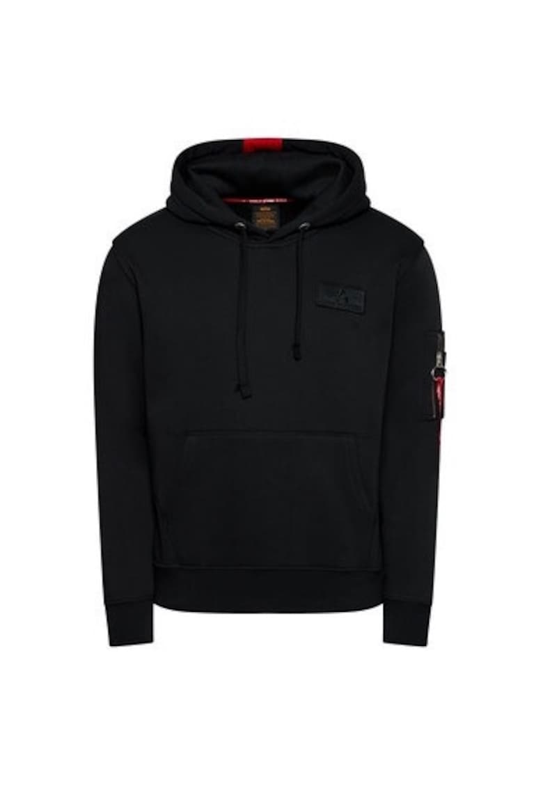 Bluza barbati - 208180450 - Bumbac/Poliester - S INTL - Negru