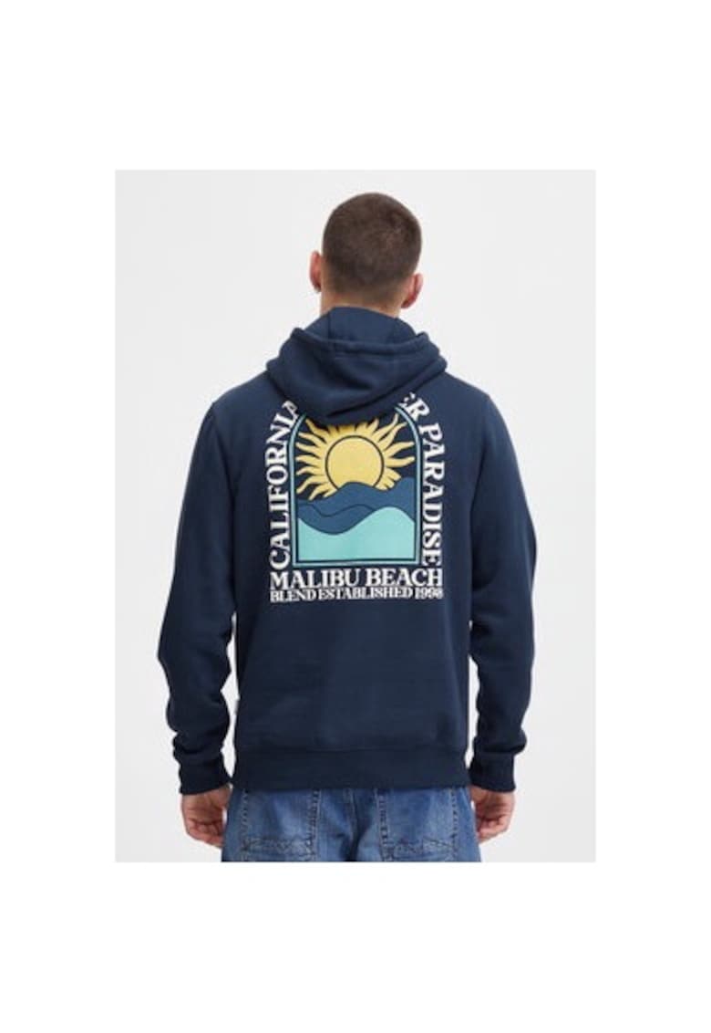 Bluza barbati - 303540807 - Poliester/Bumbac - Albastru