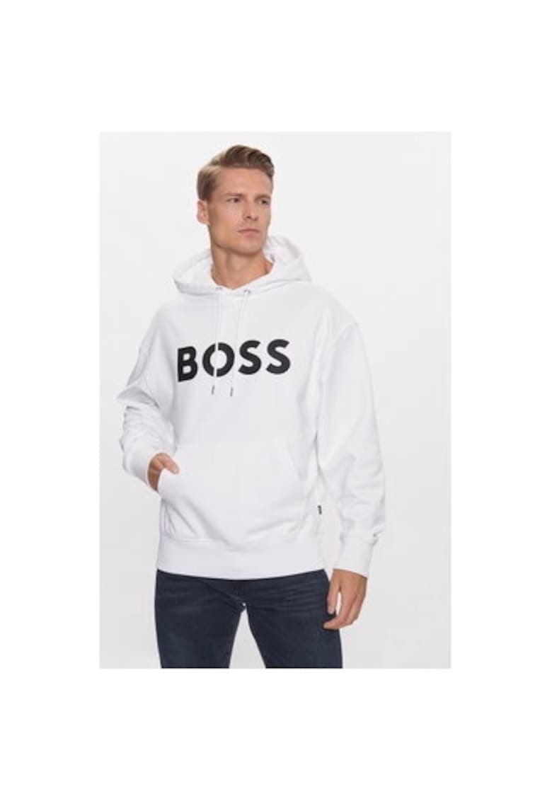 Bluza barbati - 302796465 - Bumbac - Alb