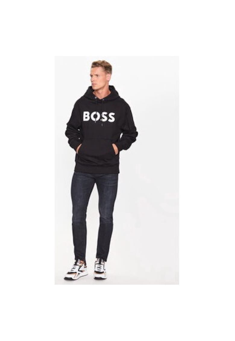 Bluza barbati - 302796373 - Bumbac - Negru