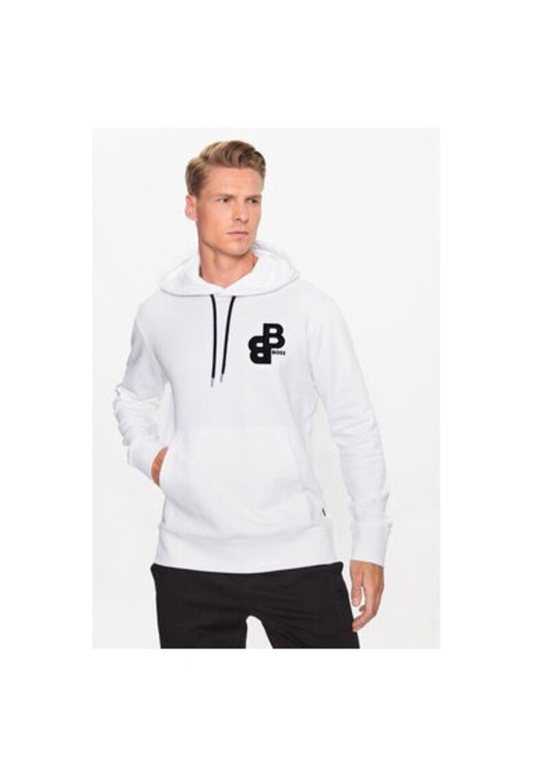 Bluza barbati - 302796359 - Bumbac - Alb