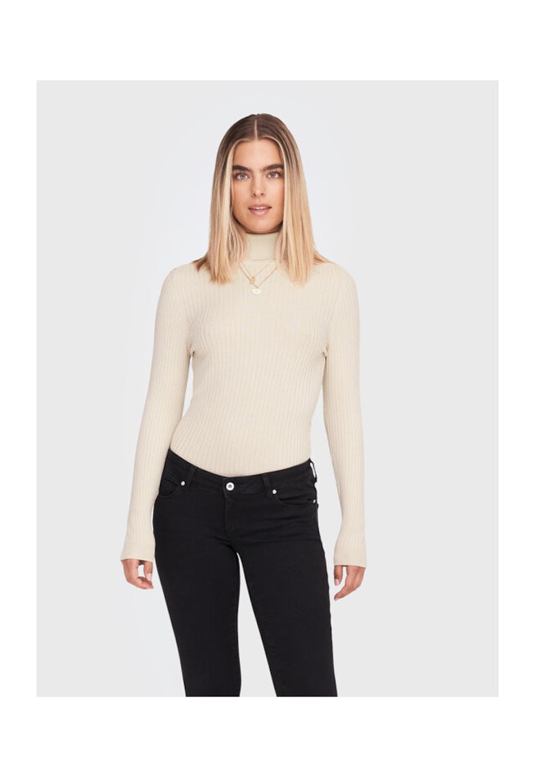 Bluza dama - 300331293 - Viscoza/Nylon - Bej - Bej