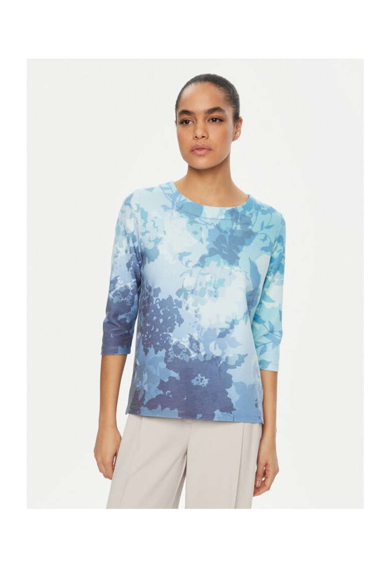 Bluza dama - 305136817 - Poliester/Viscoza - Albastru - Albastru