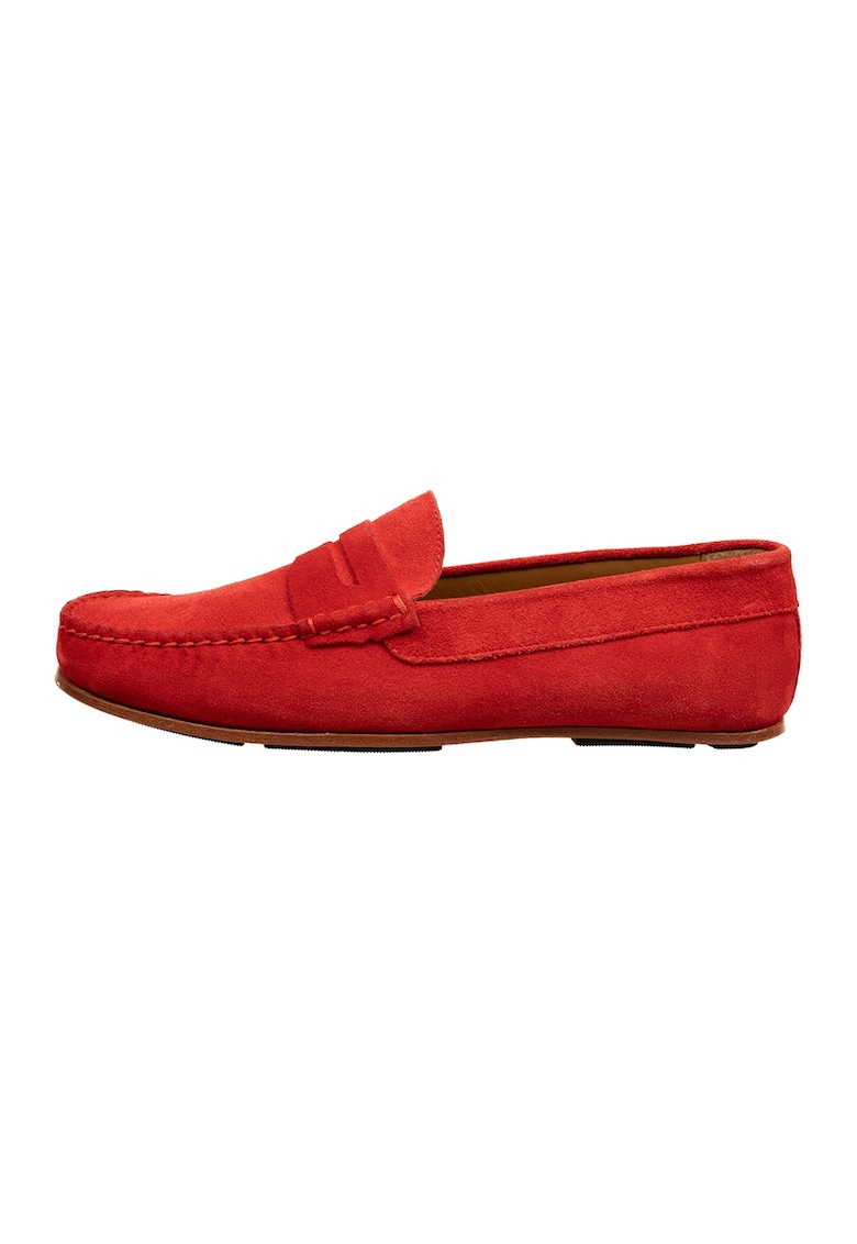 Pantofi loafer de piele intoarsa Noto