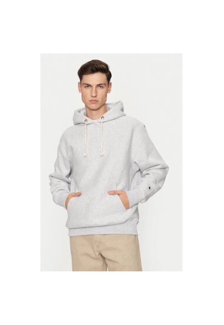 Bluza barbati - 304700446 - Bumbac - Gri