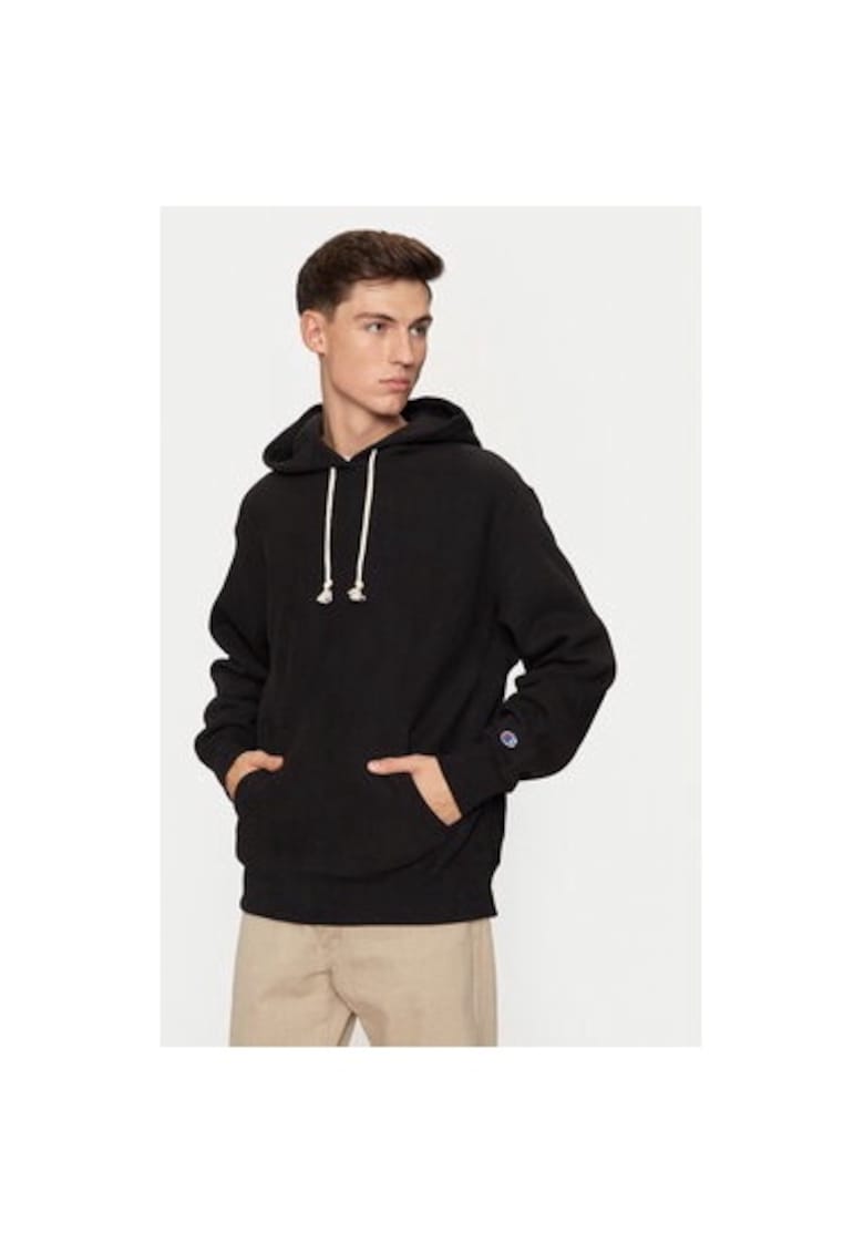 Bluza barbati - 304700453 - Bumbac - Negru