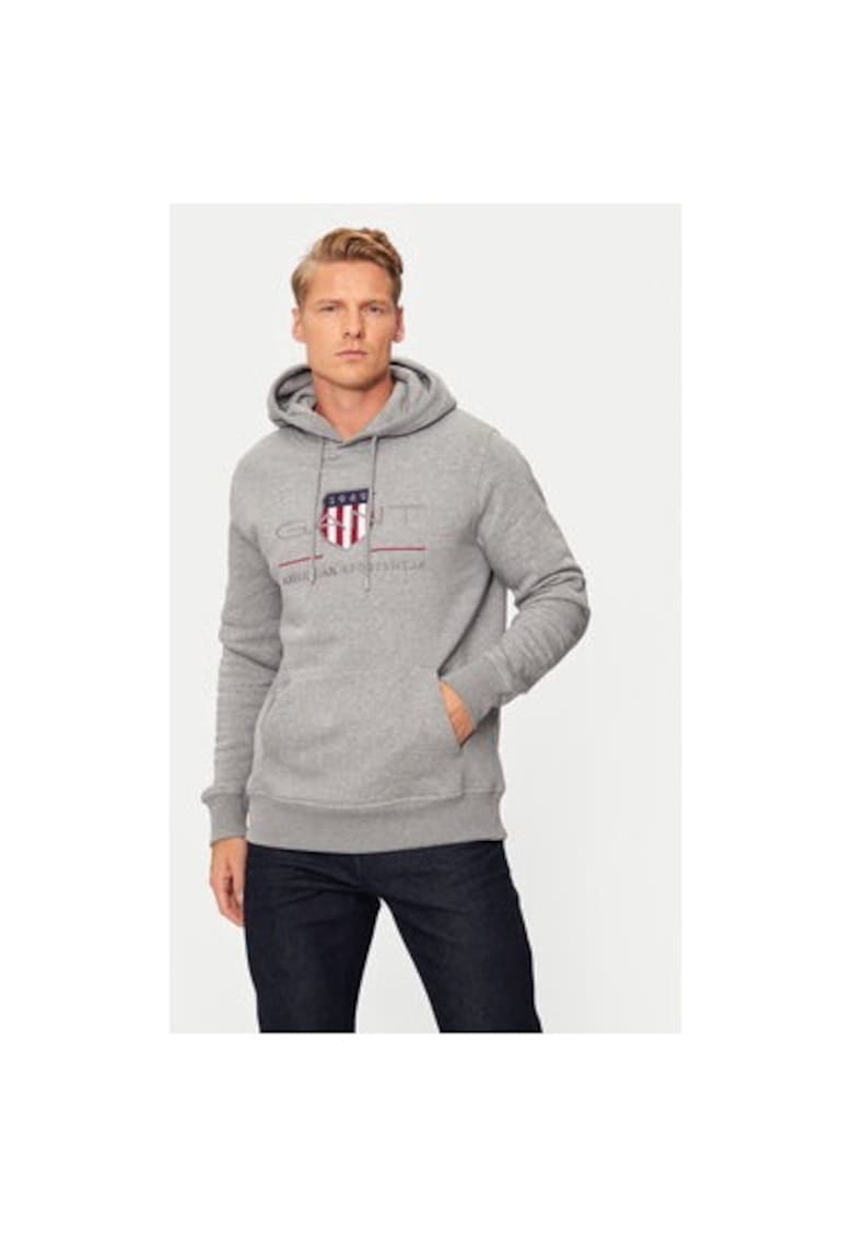 Bluza barbati - 304719653 - Bumbac/Poliester - Gri - Gri