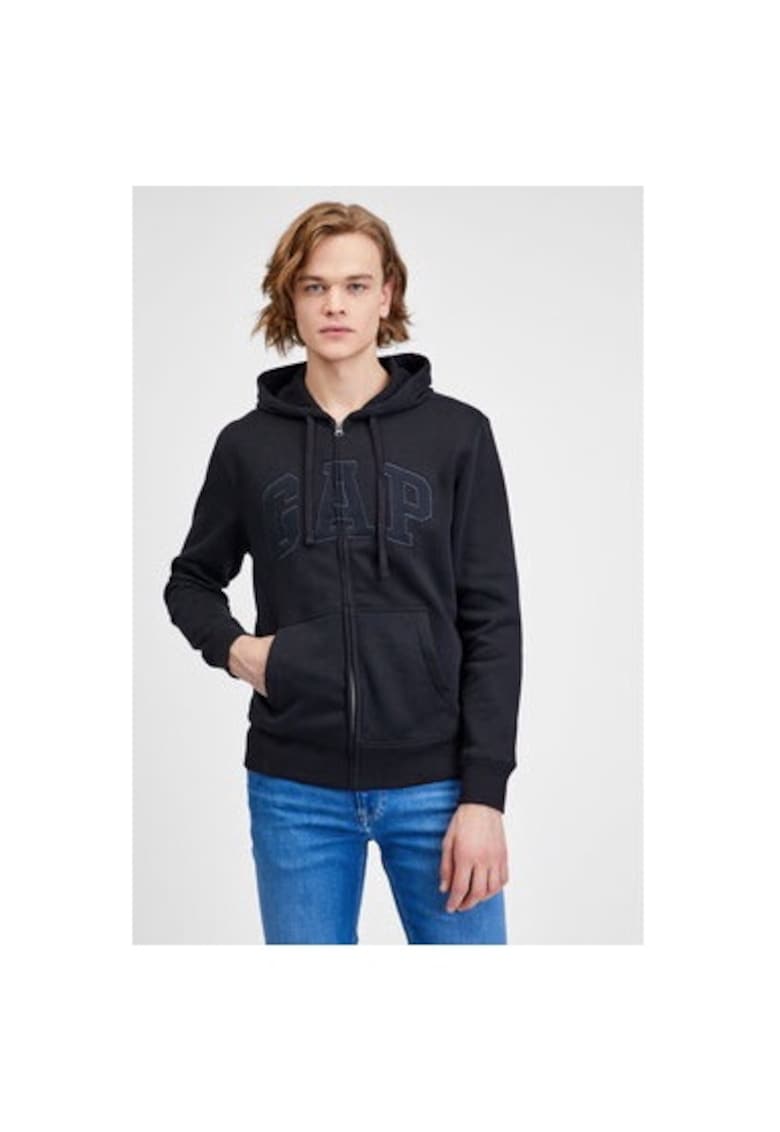 Bluza barbati - 303616656 - Bumbac/Poliester - Negru - Negru