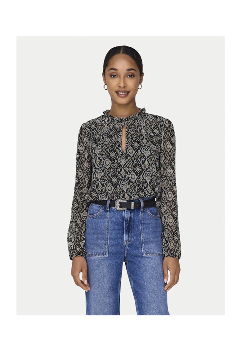 Bluza dama - 304607363 - Poliester - Negru - Negru