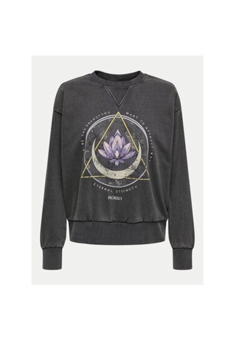 Bluza dama - 304785054 - Bumbac/Poliester - Gri - Gri