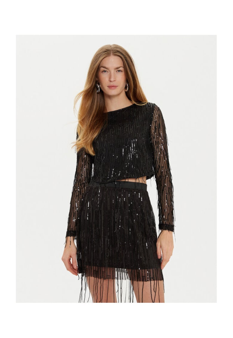 Bluza dama - 305025395 - Poliester - Negru - Negru