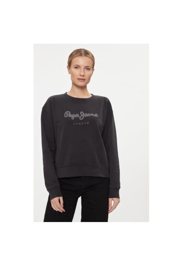 Bluza dama - 303438692 - Bumbac - Negru - Negru