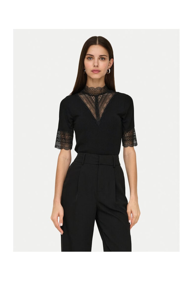Bluza dama - 304928550 - Viscoza - Negru - Negru