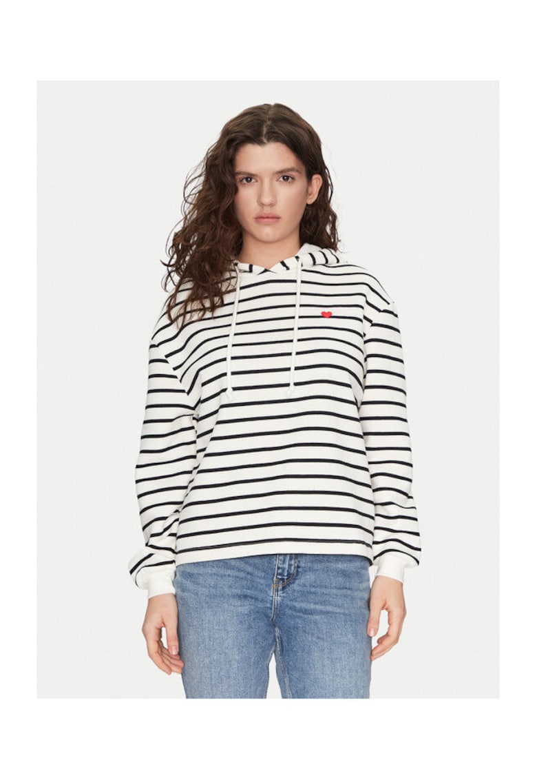 Bluza dama - 304916342 - Poliester reciclat/Bumbac - Bej - Bej