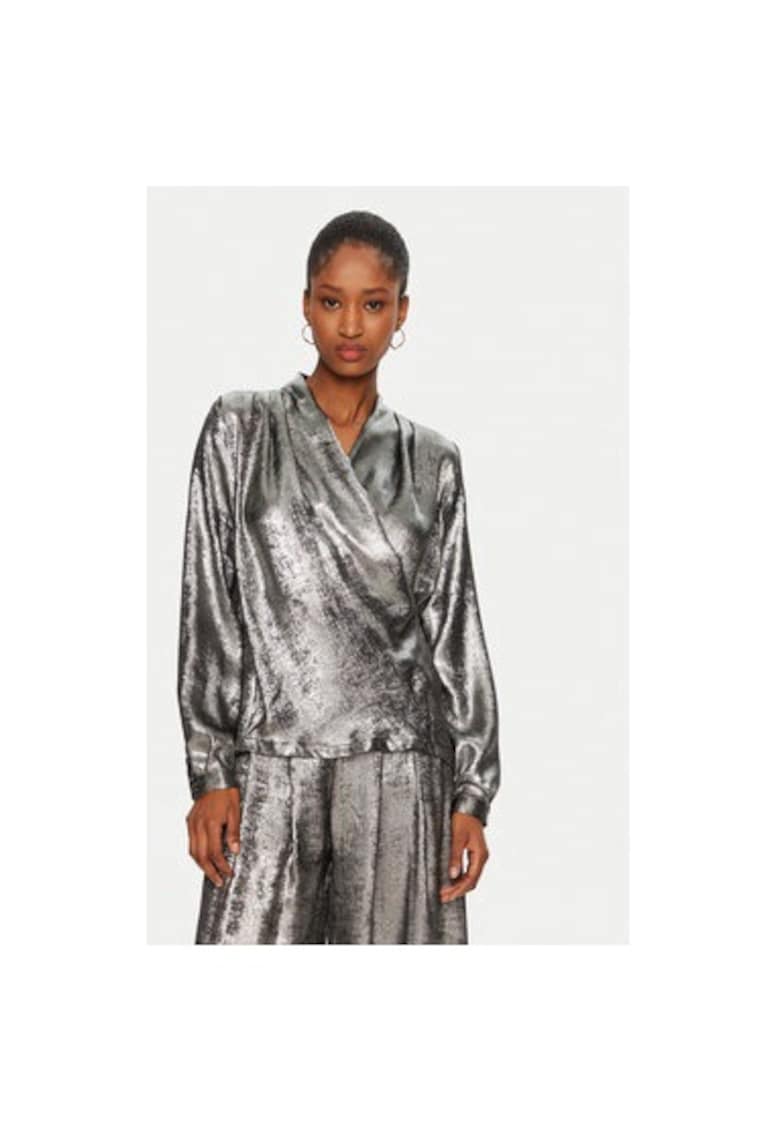 Bluza dama - 305018137 - Poliester - Argintiu