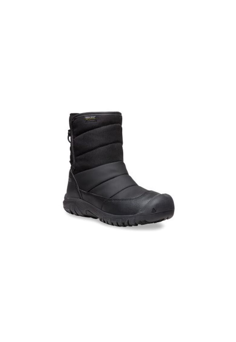 Ghete baieti 303193614 - Piele ecologica - 32-33 EU - Gri