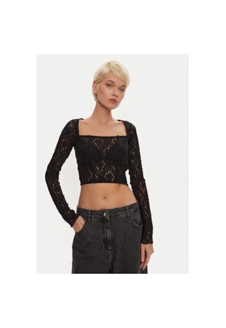 Bluza dama - 304472640 - Poliamida/Bumbac - Negru Bluza dama - 304472640 - Poliamida/Bumbac - Negru