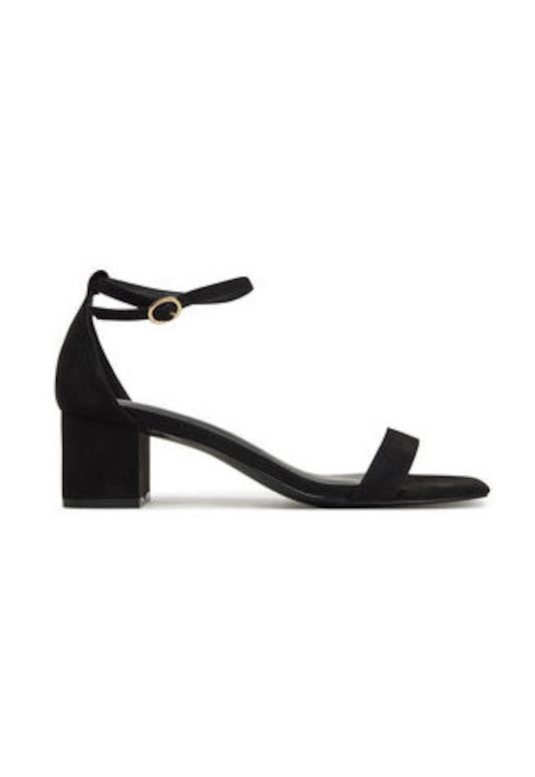 Sandale dama 304804878 - Piele ecologica - Negru - Negru