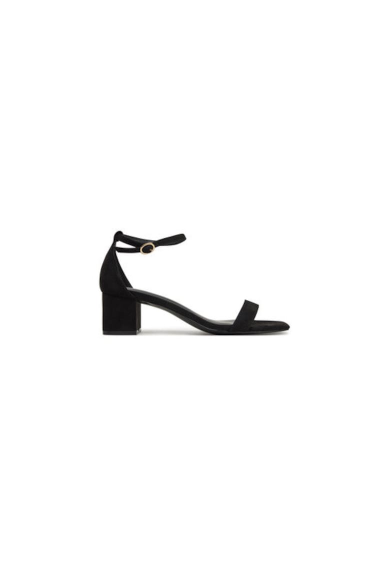 Sandale dama  304804878 - Piele ecologica - Negru