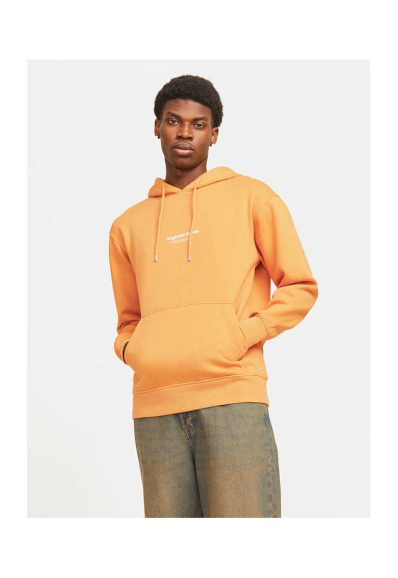 Bluza barbati - 304367212 - Bumbac/Poliester - Portocaliu - Portocaliu