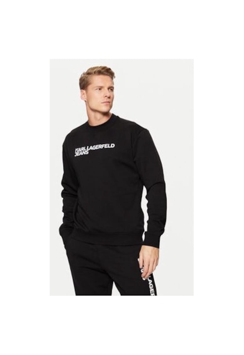 Bluza barbati -  304613678 - Bumbac organic - Negru