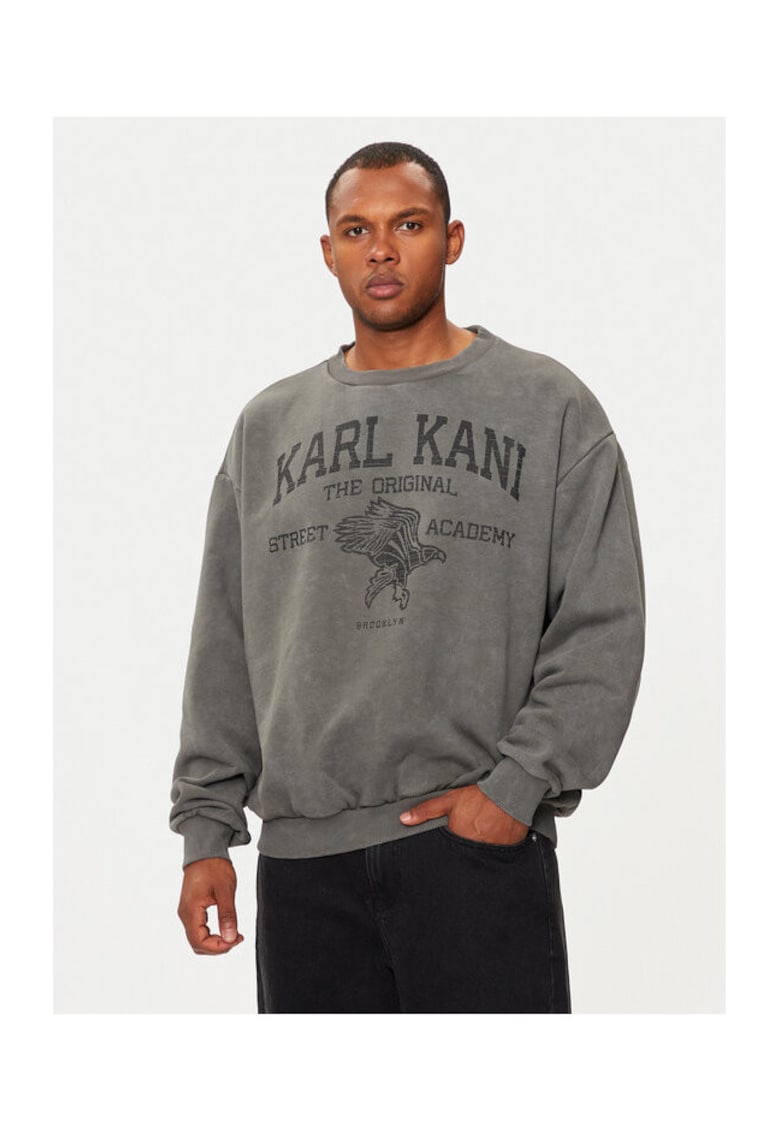 Bluza barbati - 304487392 - Bumbac/Poliester - Gri - Gri