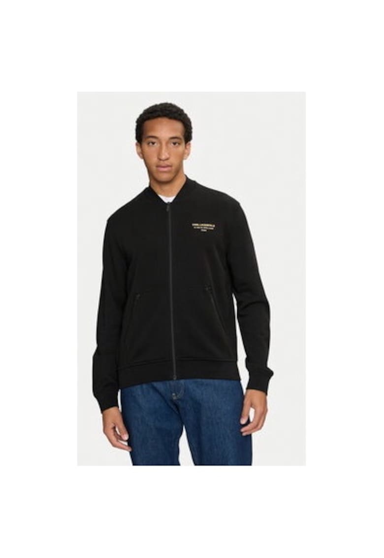 Bluza barbati - 304305146 - Bumbac - Negru