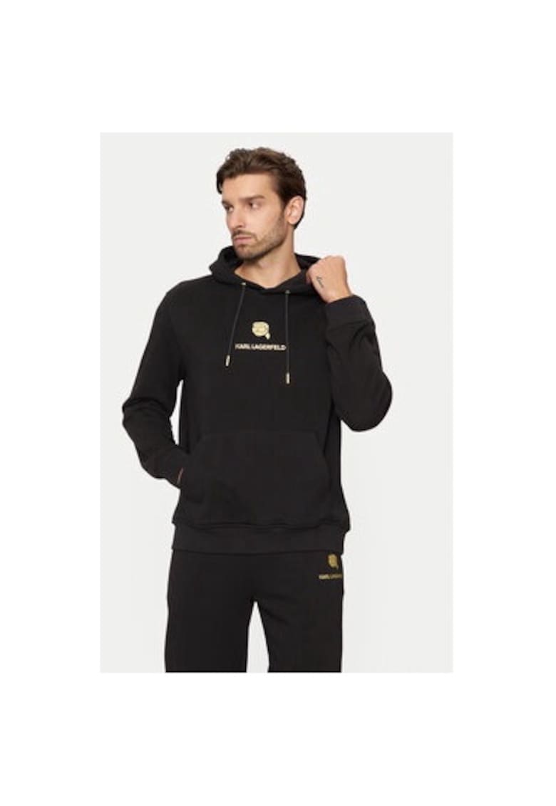 Bluza barbati - 304612282 - Bumbac - Negru