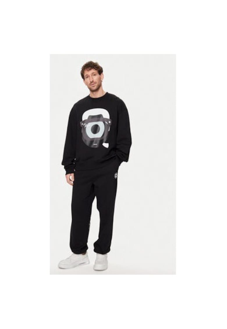 Bluza barbati -  303610708 - Bumbac - Negru