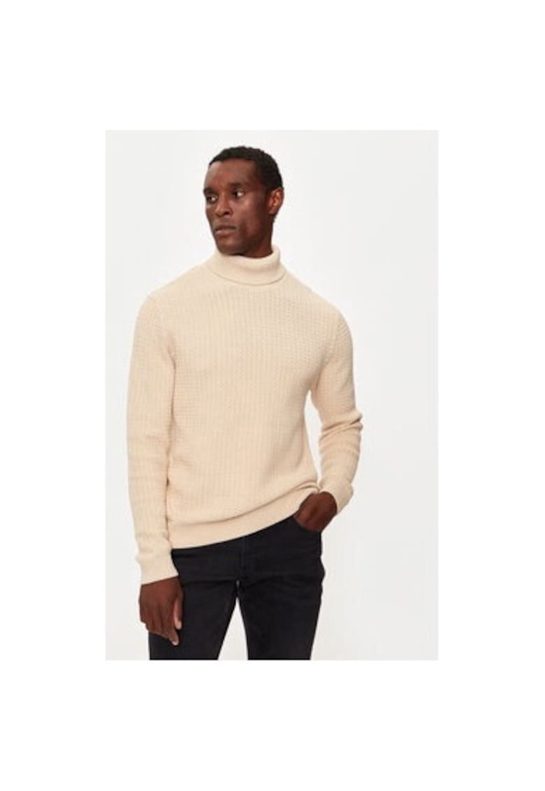 Bluza barbati - 304509902 - Bumbac organic - Bej