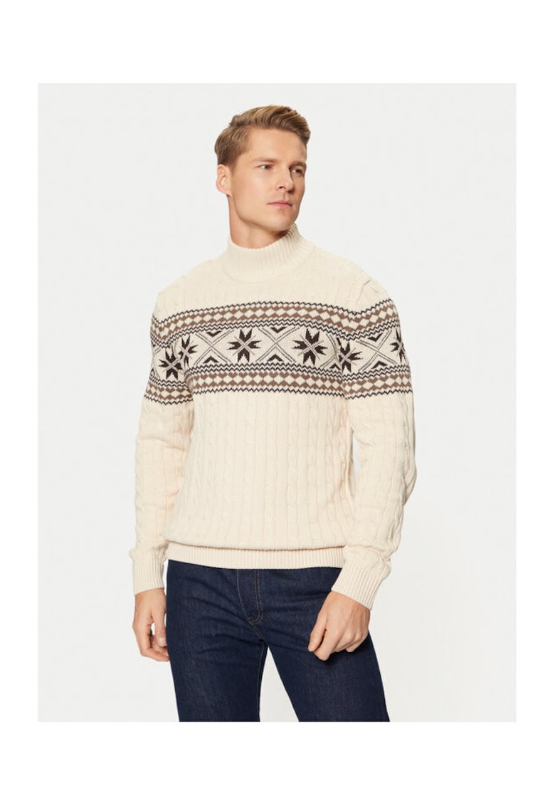 Bluza barbati - 304685019 - Bumbac organic - Bej - Bej