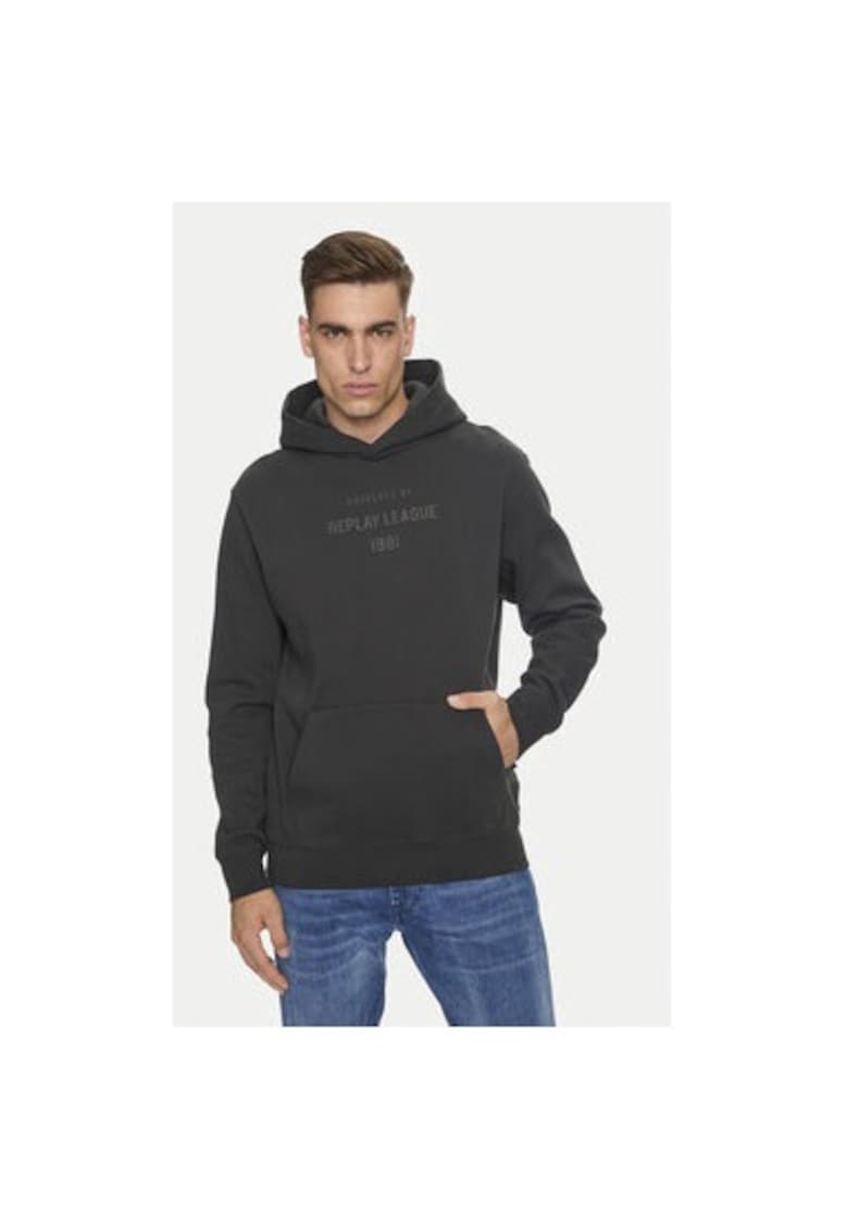 Bluza barbati -  304399145 - Bumbac/Poliester - Negru