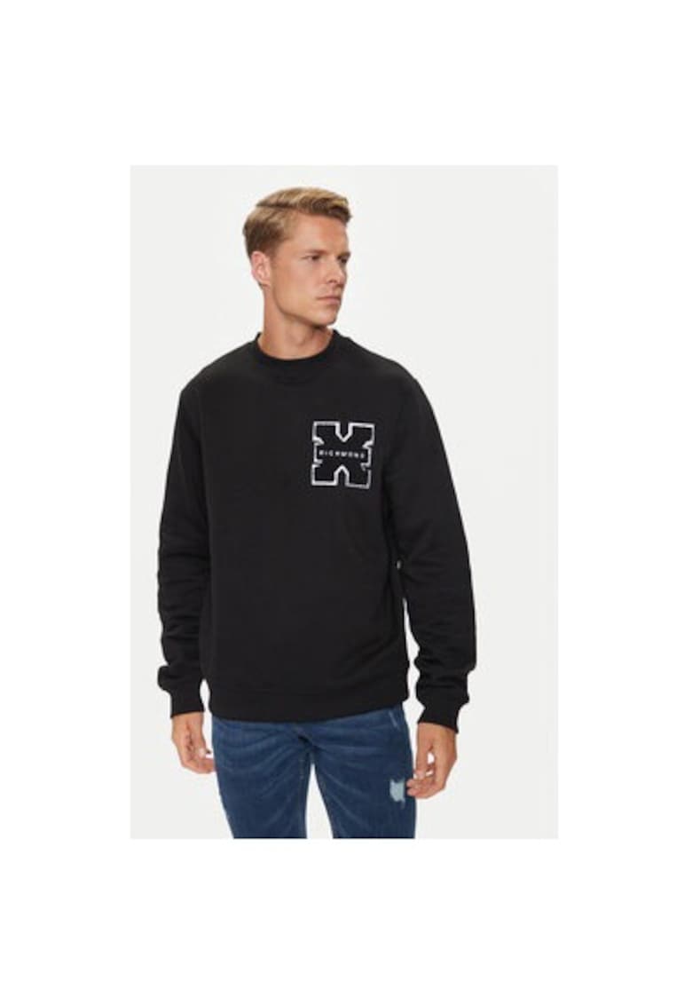 Bluza barbati - 304370694 - Bumbac/Poliester - L INTL - Negru