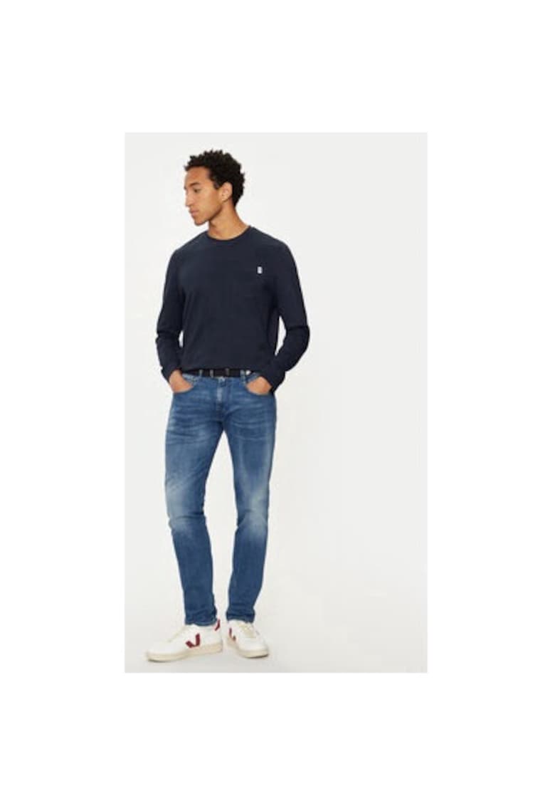 Bluza barbati - 304796470 - Bumbac - Albastru