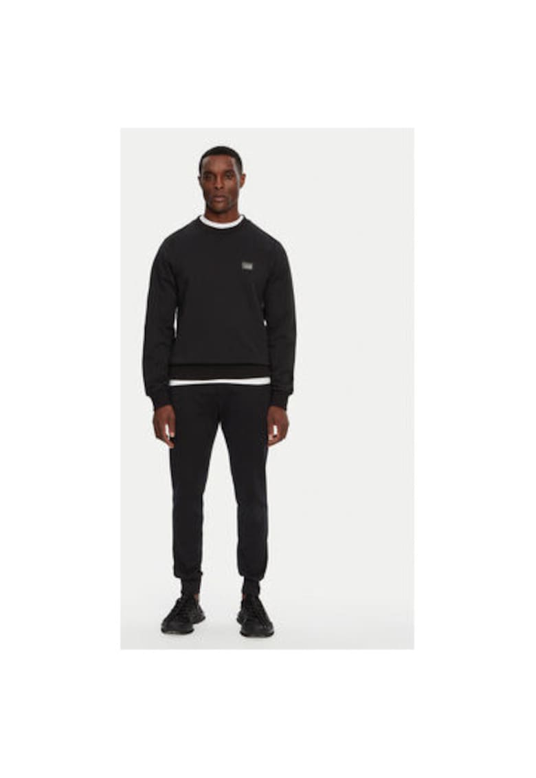 Bluza Barbati - 305314857 - Bumbac - Elastan - Negru