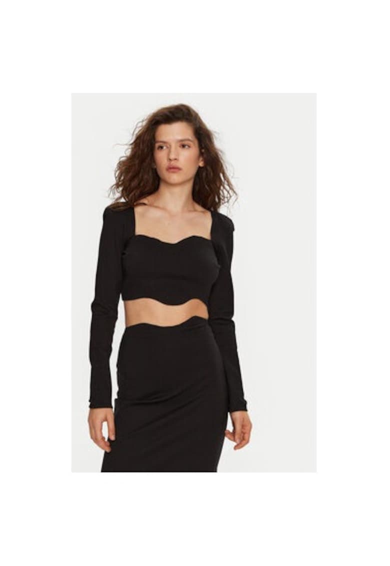 Bluza dama -  304549151 - Viscoza/Poliamida - Negru Bluza dama -  304549151 - Viscoza/Poliamida - Negru