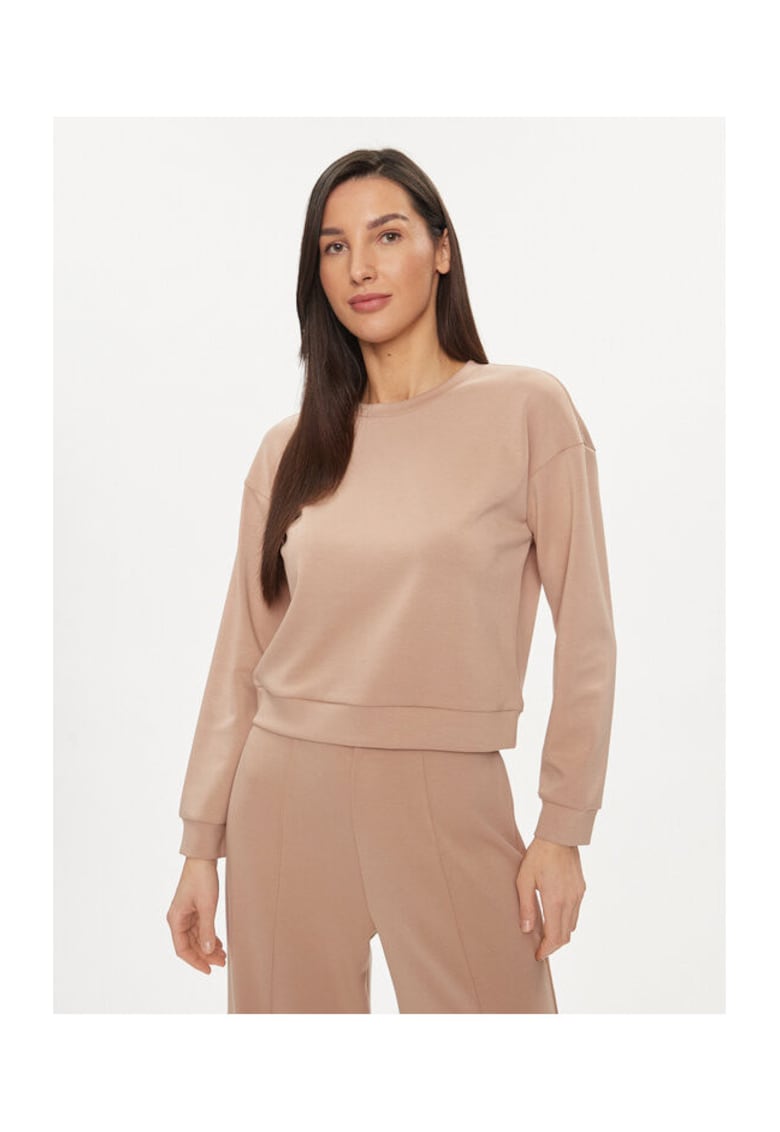 Bluza dama - 303812317 - Poliester/Viscoza - Bej - Bej