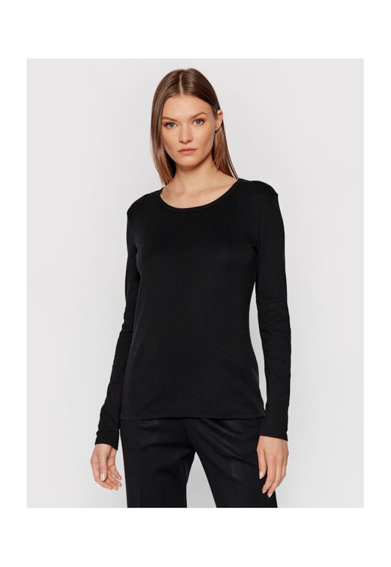 Bluza dama - 208878944 - Bumbac - Negru - Negru