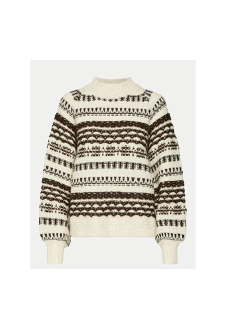 Bluza dama -  304510946 - Poliester reciclat/Acril - Bej