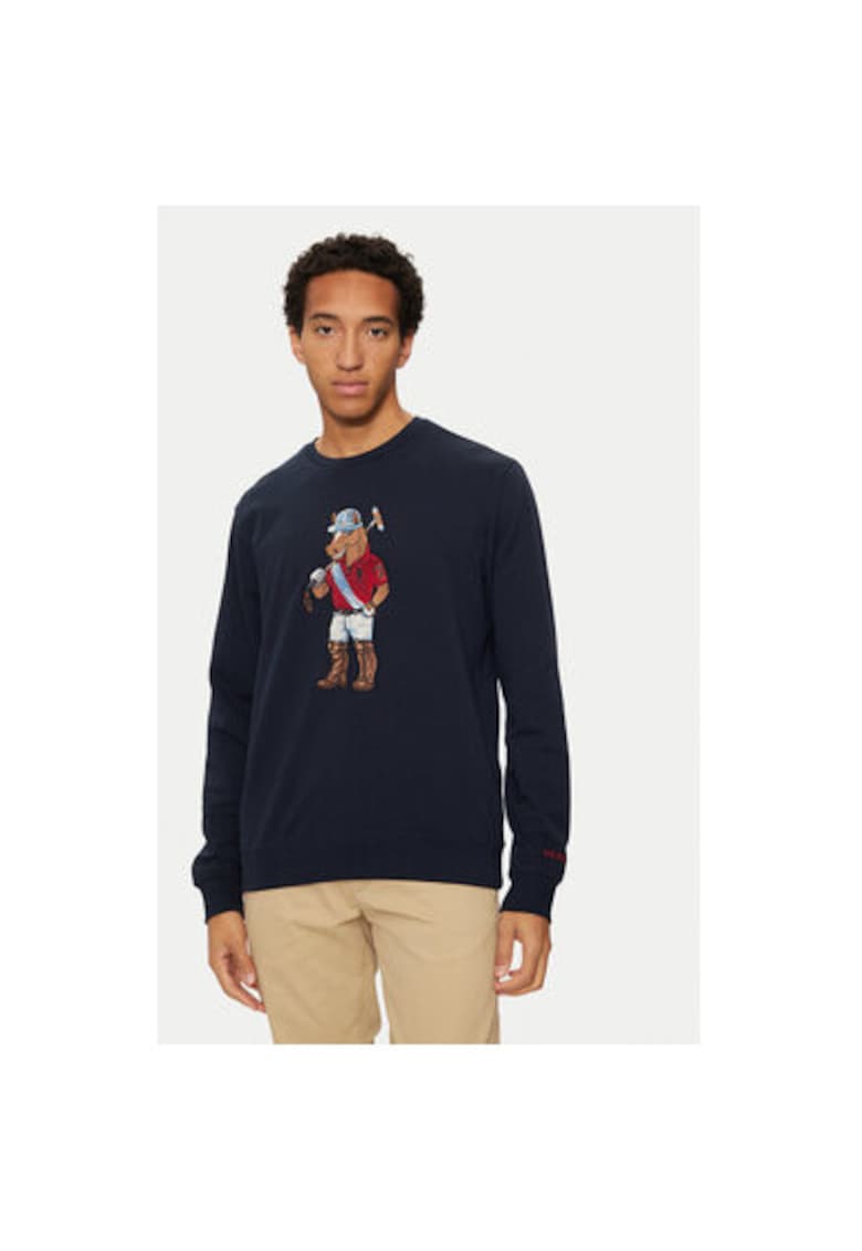 Bluza Barbati - U.S. Polo ASSN - 304796715 - Bumbac - Albastru - Albastru